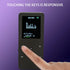 SENECESLI MP3 1.8" 128G Player with Bluetooth, Portable Music Player with Screen, Digital Music Voice Recorder