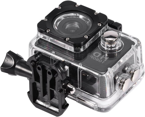 Mugast 4K Waterproof Action Camera, 30m Outdoor Sports Video Camera with 1080P Full LCD Mini Camcorder, 900mAh