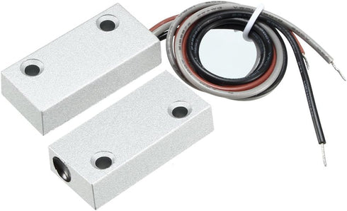 uxcell Magnetic Reed Switch Alarm with 3 Wires for N.O./N.C. Applications, Rolling Door Contact MC-51