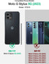 Zrutru 5G 2023 4G 6.6",White Floral Phone Case for Motorola Moto G Stylus Not Compatible with Flower Print Pattern