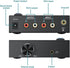 MM 3.5mm 12V 1A Phono Preamp for Turntable, Mini Stereo Phono Preamplifier with Volume Control, Low Noise Operation