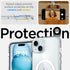 Spigen iPhone 15 Plus Case - Magnetic Ultra Hybrid MagFit, Military-Grade Protection, Anti-Yellowing, MagSafe