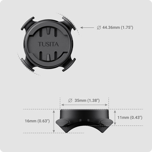TUSITA Stem Mount Compatible with Wahoo Elemnt Bike Computer, 2-Pack