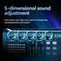 EASEMELO 16 4 1200mAh Professional Live Sound Card Audio Mixer with Bluetooth & OTG, Portable DJ Mixer Board with Sound
