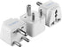 Ceptics India Travel Plug Adapter (Type D) for Pakistan, Nepal, Bangladesh - 3 Pack