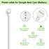 iMah 32.8ft (10m) Extended Power Charge Cable for Google Nest Cam (Battery), Replacement Weatherproof Charger Cable