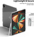 Ringke Fusion Plus Case with Pencil Holder, Compatible with iPad Pro 12.9 (6th & 5th Gen), Clear Shockproof Bumper