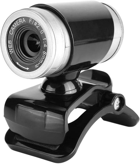 ANGGREK 720P CMOS Night-Vision Webcam for Live Streaming 360 Clip-on USB Pro Web
