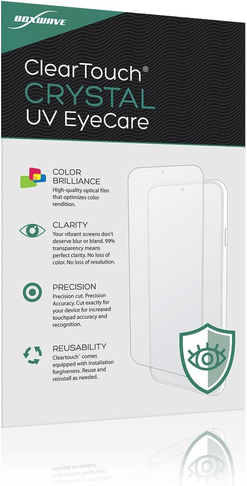 BoxWave (5.0 (2-Pack), Screen Protector Compatible with Goodbaby Baby Monitor in) - ClearTouch Crystal Anti-UV EyeCare