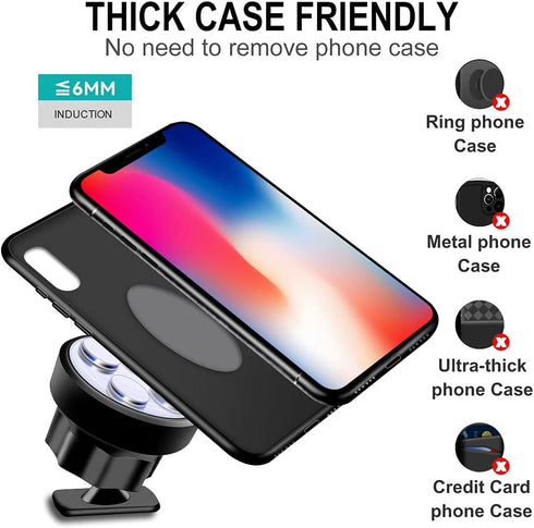 Car Phone Holder for BM-W X3, X4, Air Vent Mount for X3 2021-2018, X4 2019-2021, Custom Fit Magnetic Holder