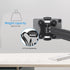 Pholiten Universal VESA Mount Adapter for Tablets, 2-in-1 Laptops, 15.6 inch Monitors & Phone, ESA 100x100