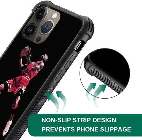 Basketball Player 37 Pattern Case for iPhone 13 Pro Max, Anti-Scratch Shockproof Cover for Boys, 6.7-inch.