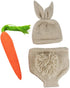 IDOPIP Newborn Baby Easter Bunny Photography Props Costume Boy Girl Crochet Knit