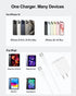 20W PD Wall Charger for iPad Pro 12.9/11, iPad Air 5/4, iPad 10, Mini 6 + 6.6ft USB C to C Charging Cable.