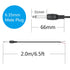 6.35mm Male Plug to Bare Wire Open End Audio Cable, 6FT, for Speaker Microphone Replacement DIY