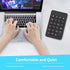 Wireless Number Pad with Battery, 23 Keys Numeric Keypad for Laptop, PC, Notebook, Desktop, Surface Pro