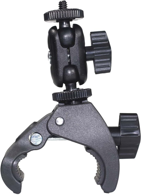 Generic Bike Handlebar Camera Mount with 1/4" Screw Camera Clamp,Adapter for Gopro for