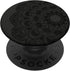Black Carnation Mandala Floral Lotus Retro Art, Zen Yoga Gift PopSockets Adhesive PopGrip