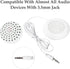 Pillow Speaker - Under Pillow Portable Personal Speaker, 3.5mm Mini Speaker for MP3 Phone with 3.5mm Jack (White)