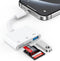Smilebridge USB C SD Card Reader for iPhone 17 16 15 Pro Max