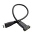 cablecc USB-C USB 3.1 Type C Male to Female Extension Data Cable with Panel Mount Screw Hole