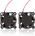 Zittop 25mm X 25 X 10 Brushless Cooling Fan, 2 Pieces, Small Micro Flow CFM, 12v C11