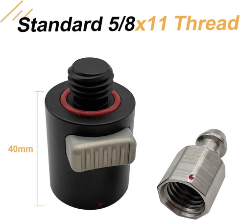 GPS Quick Release Adapters for Leica Trimble Topcon Sokkia, Aluminum Quick Release Adapter for GPS GNSS RTK