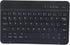 Silent Keyboard, Black Portable Waterproof Wireless Keyboard for Smart Phone Desktop Laptop