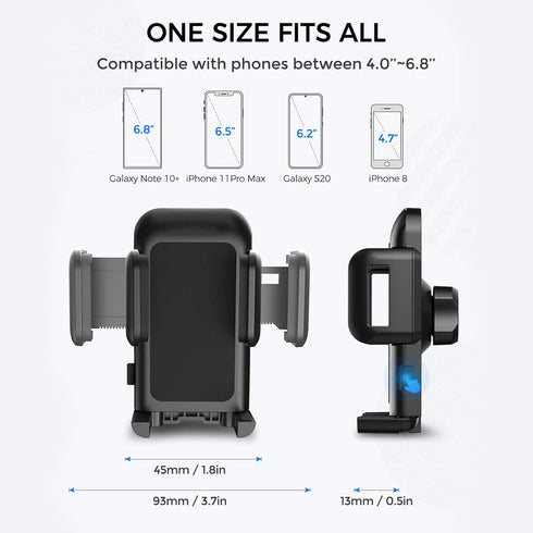CD Slot Car Phone Holder Mount, Compatible with iPhone 16 15 14 13 12 11 Pro XR XS MAX Galaxy S20 S20+ S10 S9