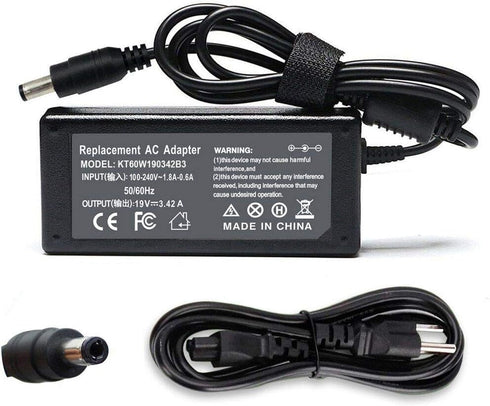 19V 3.42A 65W AC Charger for Toshiba Satellite PA3714U-1ACA PA3917U-1ACA C55 C55T-A5222 Adapter 5.5x2.5mm