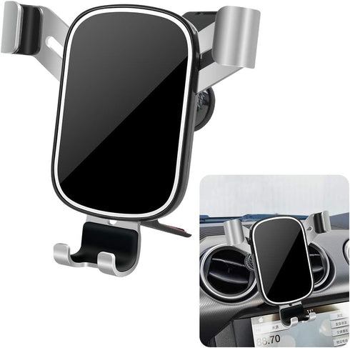 LUNQIN Car Phone Holder for 2015-2023 Ford Mustang, Auto Accessories Navigation Bracket, Mobile Cell Phone Mount