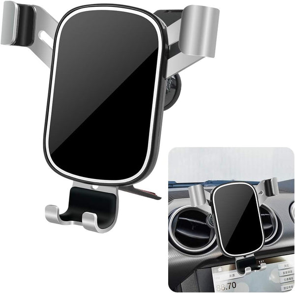 LUNQIN Car Phone Holder for 2015-2023 Ford Mustang, Auto Accessories Navigation Bracket, Mobile Cell Phone Mount