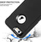 MAXCURY Heavy Duty Shockproof Case for iPhone 6/6S (4.7") with Built-in Screen Protector, Black