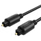 CableCreation Digital Optical Audio Cable 6 Feet, Fiber Optical Toslink Cable for