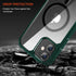 TENDLIN iPhone 11 Magnetic Case - Crystal Clear Hard Back, Soft Bumper, MagSafe Compatible, Protective (Green)