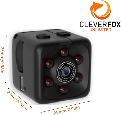 Mini Spy Camera with Audio & Video, 1080P Hidden Camera, Portable HD Nanny Cam with Night Vision & Motion Detection for