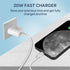 20W USB-C Power Adapter - Fast Charger Block Wall Plug for iPhone, Samsung Galaxy