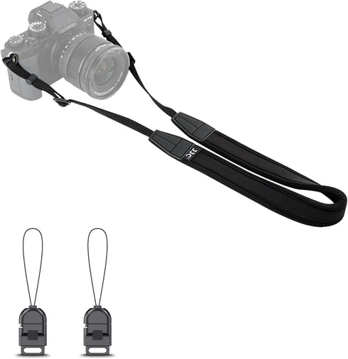 JJC Mirrorless Camera Neck Strap with Quick Release Buckle for Mirroless &