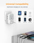 USB Charger Block - TESSAN USB Plug Adapter with 4 Box Splitter and 3 USB Wall Charger Ports for Travel, Office, Dorm