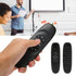 Universal TV Remote Air Mouse, 2.4GHz Mini Wireless Fly Mouse Keyboard with USB Receiver, Intelligent Anti Shake