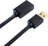 DTECH USB 3.0 Extension Cable, 10ft Type A Male to Female Adapter with Gold Plated Connector, Black, 10 Feet