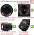 67MM Lens Cap Cover for Canon 77D 90D with EF-S 18-135mm Lens Cap, Nikon D750 D780 with 18-105mm 16-85mm Lens Cap [2