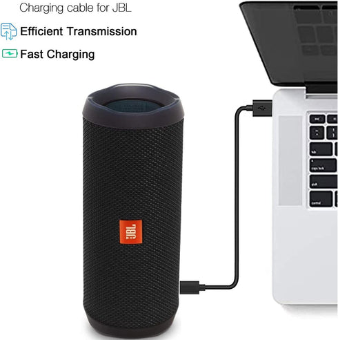 Replacement Micro USB Charger Cord for JBL Clip 3, 2, JBL Flip 4, 3, 2, JBL Charge 3, 2, 2 Plus Waterproof Portable Bluetooth Speaker Charging Cord Cable (5FT) by Rahhaze