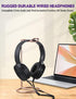 2 Pack (HY450, 2 Kids Headphones for School Classroom Students Teens Children Toddler Boys Girls and Adult Black)