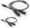 Varbmt 2 Pack 60CM(2FT) DC Y Splitter Cable 1 Male to 2 Female,