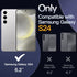 JETech 5 in 1 Case for Samsung Galaxy S24 5G, Clear Non-Yellowing Shockproof Bumper with 2-Pack Screen & Camera