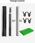 Green Screen Stand Kit, HEMMOTOP 5x6.5 ft Backdrop with Stand for Streaming, Gaming, Zoom, Portable Greenscreen