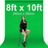 EMART 8 10 4 Green Screen Backdrop, x Ft Photography Greenscreen Background Sheet Fabric Kit for YouTube Video