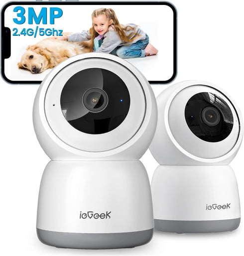 ieGeek Indoor Camera, 2K Cameras for Home Security, 5G Security Camera Indoor, 360