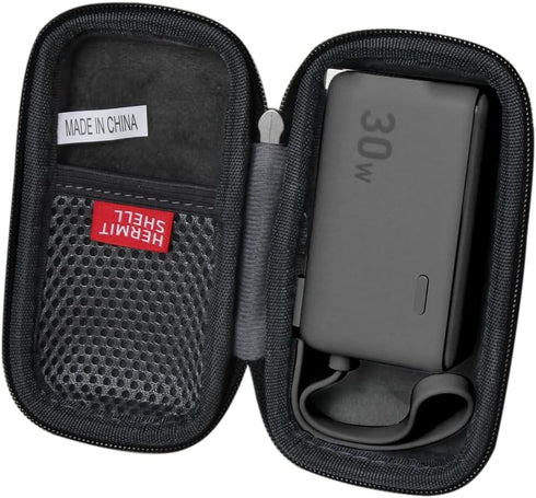 Hermitshell Hard Travel Case for Anker Power Bank USB C Charger Block (Black)